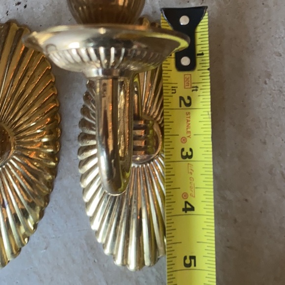 Brass Candleholders/Sconces - Picture 5 of 6